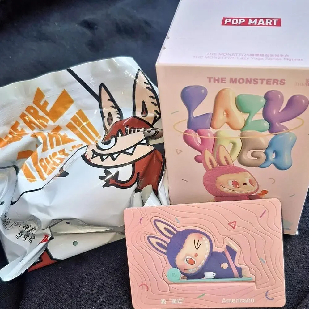 Pop mart x the monsters Lazy Yoga Series